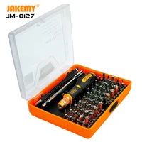 jakemy jm 8127 original 53 in 1 mini screwdriver set magnetic repair tool kit for telephone tv tablet pc electronics disassemble