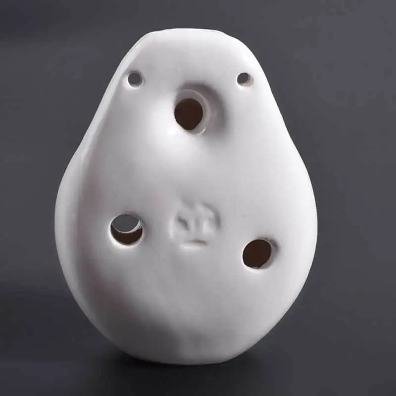 

6 Holes Ocarina Flowers Pattern Creative Children Portable Mini Beginners Performance Gift Orff Musical Instrument Ceramic Flute