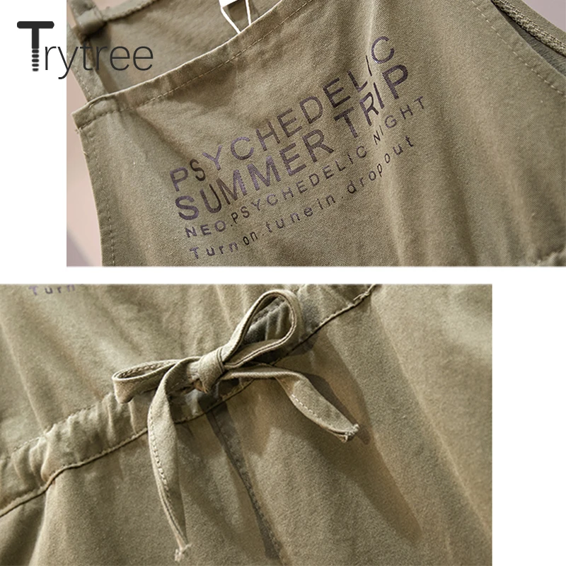 Trytree/2019 осенний женский костюм из двух предметов повседневные топы в полоску с