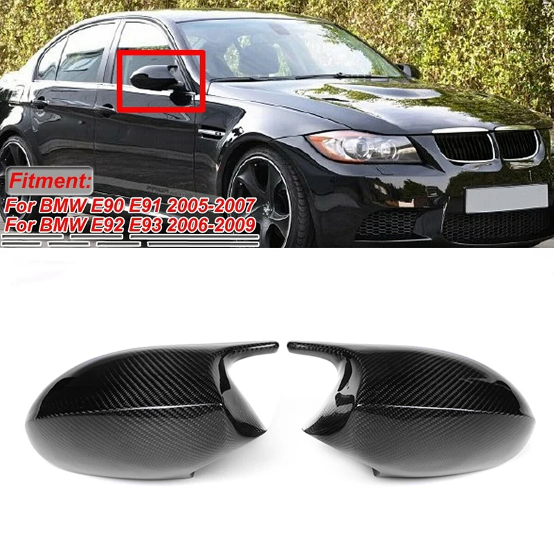 M3 Стильная крышка зеркала из углеродного волокна для BMW 3 серии E90 E91 E92 E93 Pre-LCI 06-09 |