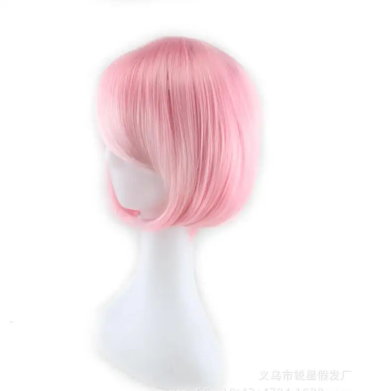 Парик унисекс с прямыми волосами для косплея защитой от царапин разных видов