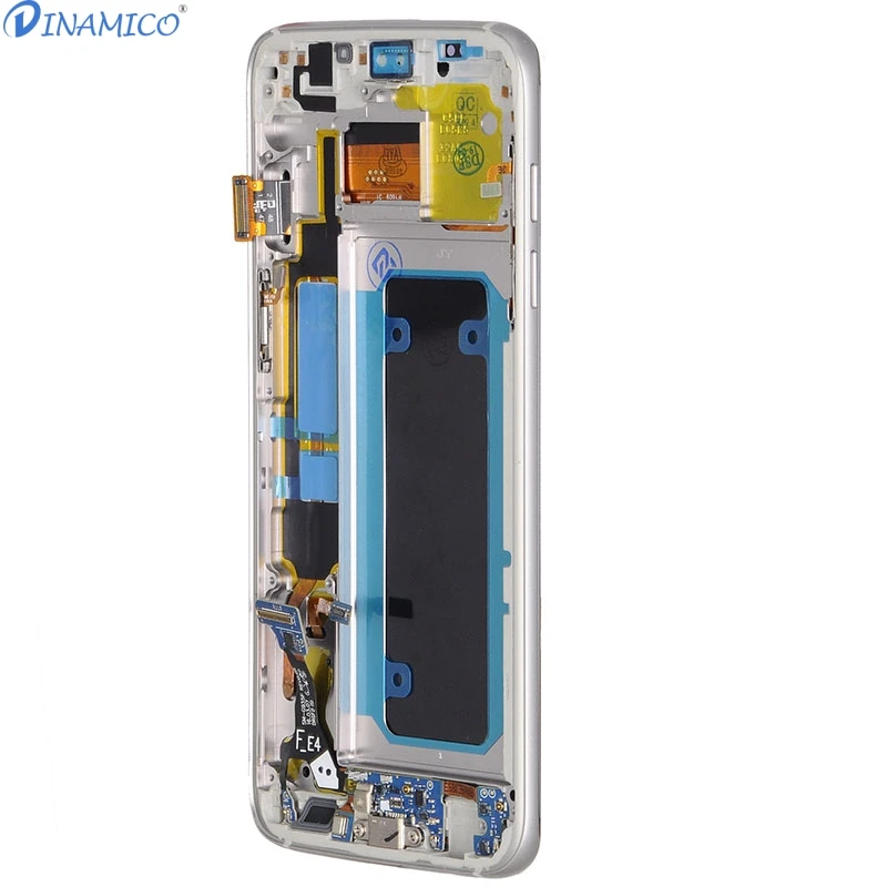 Dinamico OLED Акция S7 Edge дисплей для samsung Galaxy G935 Lcd G935F дисплей кодирующий преобразователь сенсорного экрана в сборе с рамкой
