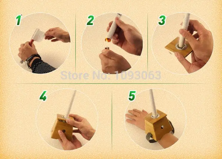 Толстая бамбуковая монокулярная коробка для прогревания Moxa Wooden | Дом и сад