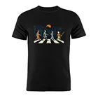 Хлопковая черная футболка унисекс для мужчин, женщин, мужчин, футболка с изображением Аватара Зуко Аанга, Эбби-Роуда