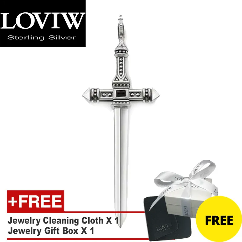 Подвеска в виде меча новинка модные ювелирные изделия Прямая поставка стиль 925