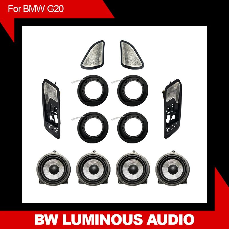 Автомобильный светодиодный динамик для BMW серии G20 3 передняя дверь светящийся