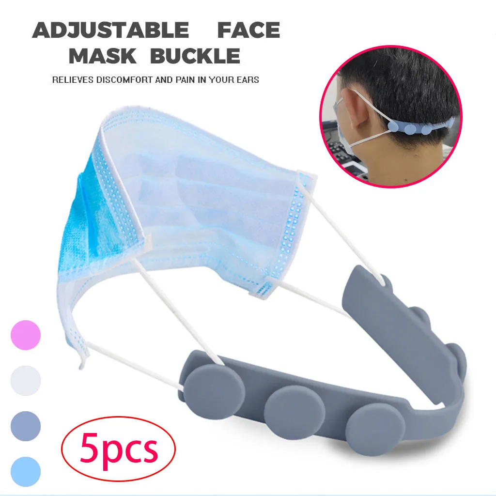 5pcs Third Gear Adjustable Anti-slip Mask Ear Grips Extension Hook Relieve Ears Marks Make Wearing More Comfortable | Инструменты