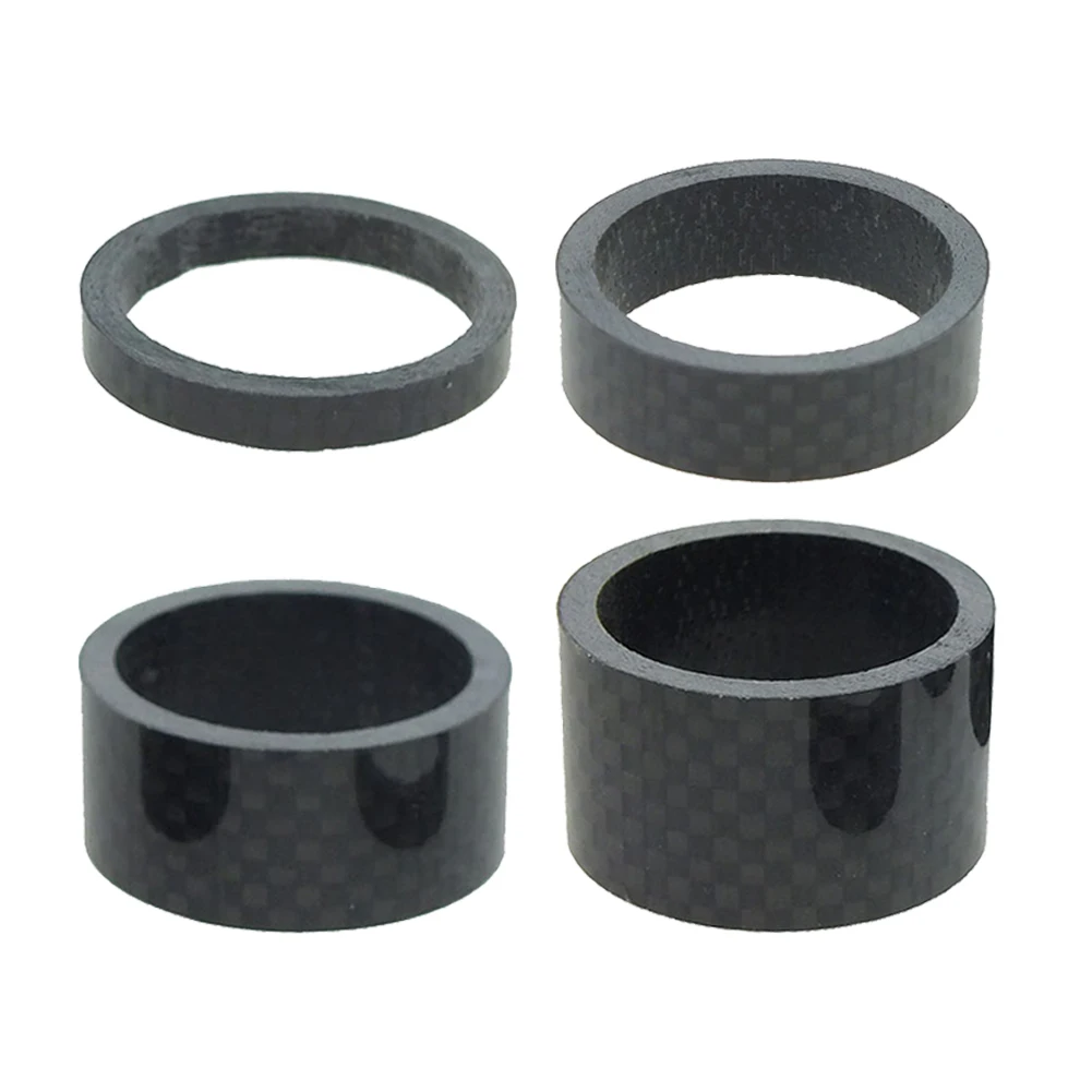 

4pcs/set Bicycle Front Fork Washer Lightness and Portability No Space Occupy MTB Carbon Fiber Headset Spacer 5/10/15/20mm