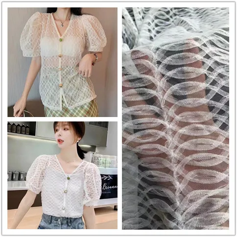 Мягкий тонкий сетчатый Тюль с мелким отверстием марля королевский синий серый