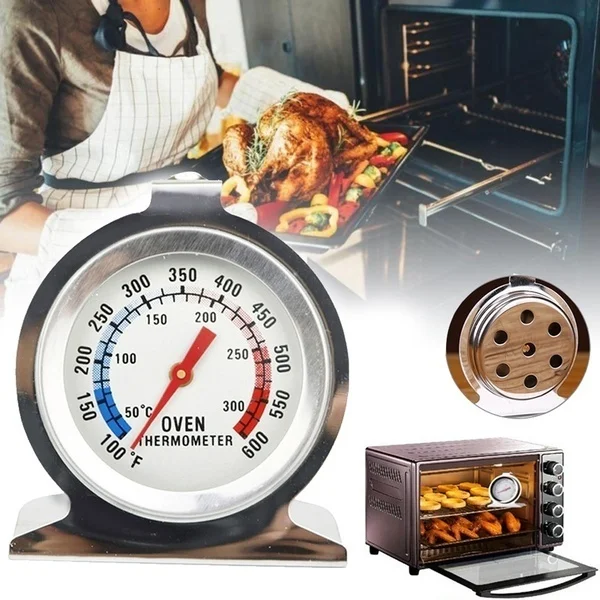 

Home Kitchen Food Meat Dial Stainless Steel Oven Thermometer Temperature Gauge