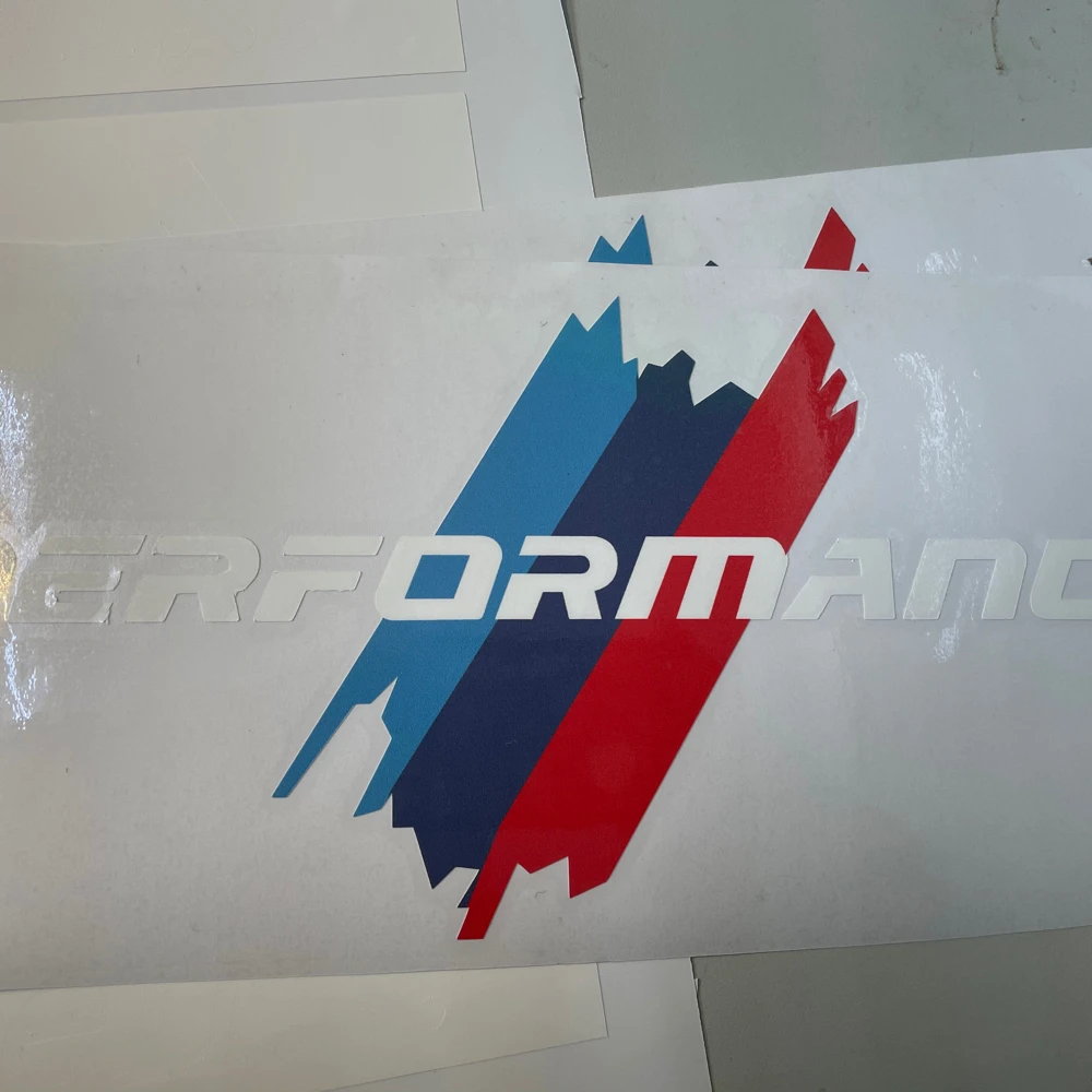 Наклейка на автомобильные окна 2 шт. M Power Performance KKVinyl для Bmw E36 E39 E46 E60 E61 E64 E70 E71 E85 E87 E90