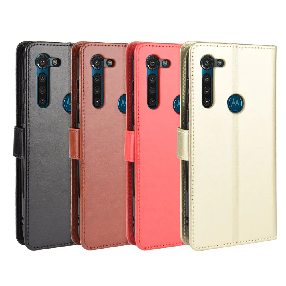 Чехол с откидной крышкой для Moto G8 Power 6 4 дюйма роскошный чехол из искусственной