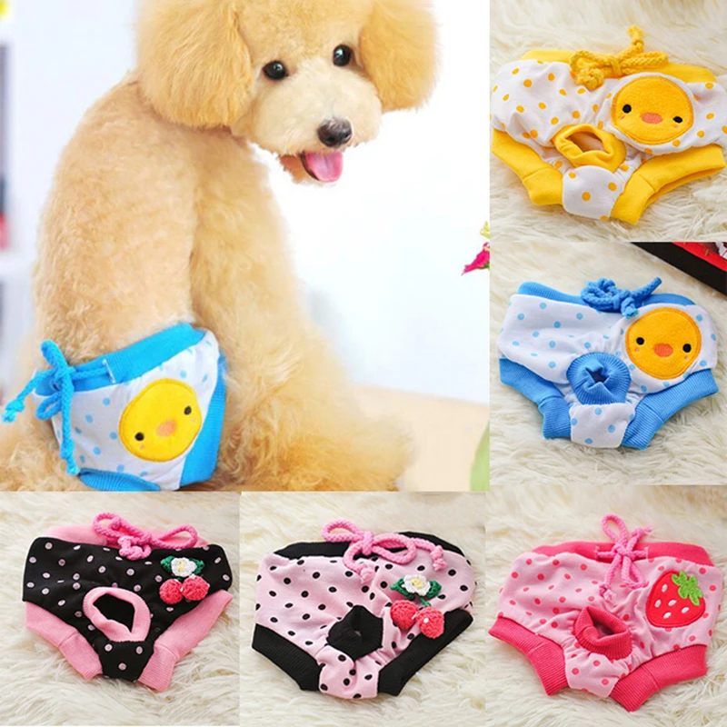 

Colorful Pet Cotton Physical Pant Breathable Puppy Lace Shorts Lovely Pet Dog Panties Dog Underwear Sanitary Puppy Diapers