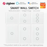 zigbee eu us smart switch withwithout neutral wire two wiring for smart life tuya automationcompatible with alexa google home