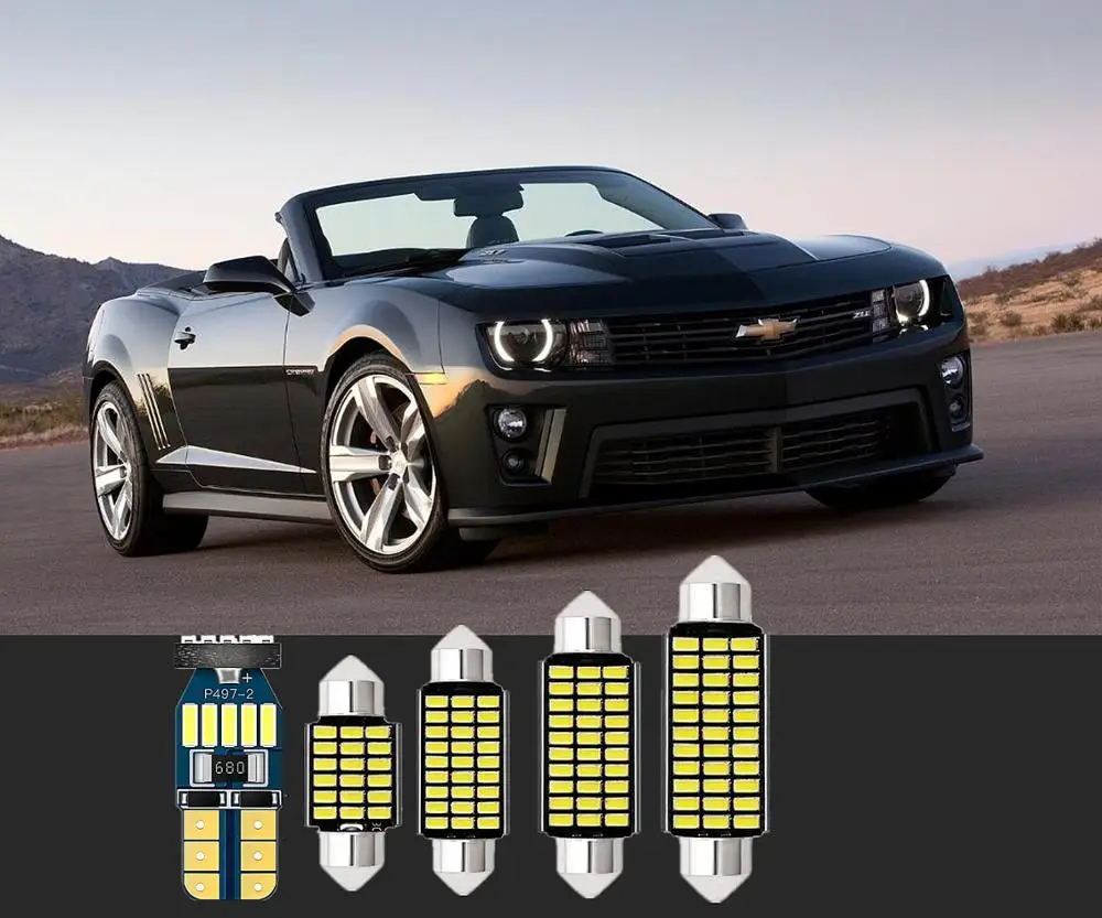 Автомобильный светильник для чтения 6 шт. белый светодиод T10 и 36 мм Chevrolet Aveo Chevy Aveo5