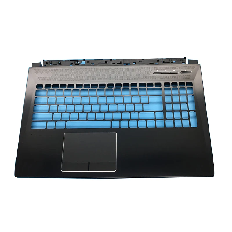 Ладонь для ноутбука YALUZU для MSI MS-16L2 GT62VR GT62 Верхний чехол верхней крышки клавиатуры черного цвета.