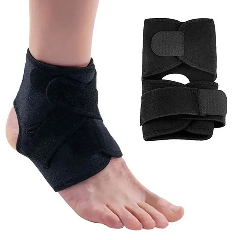 

1pcs Compression Elastic Ankle Brace Adjustable Sports Support Sprain Fitness