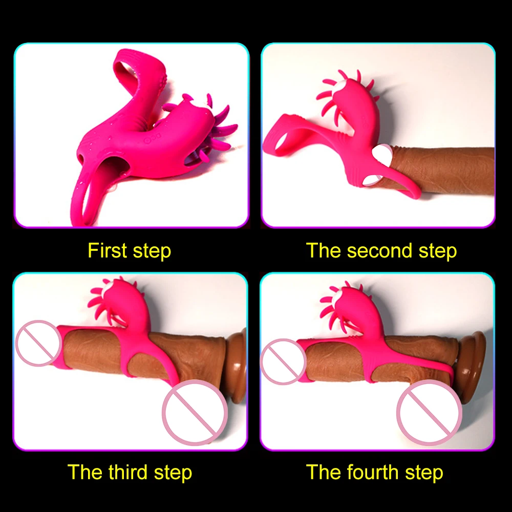 Силиконовое кольцо для мужского пениса вибрирующее интимные игрушки