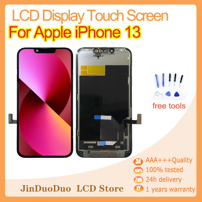 Amoled For iPhone 13 Pro Max LCD Display Touch Screen Digitizer Assembly For iPhone 13 Pro Display Replacement 13Mini 13 Promax