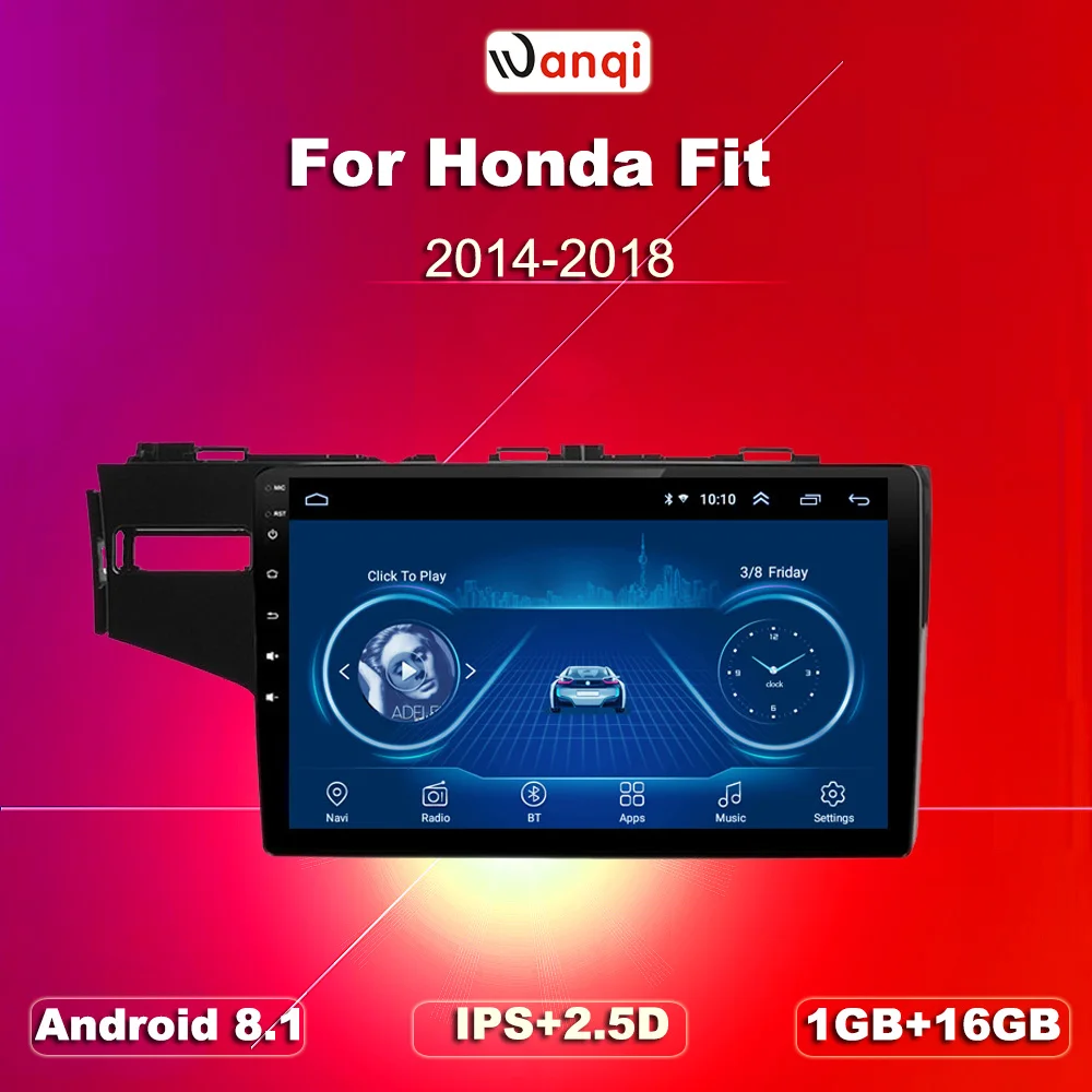 9 дюймовый автомобильный GPS навигатор Android 8 1 для Honda fit 2014 2018 с поддержкой стерео