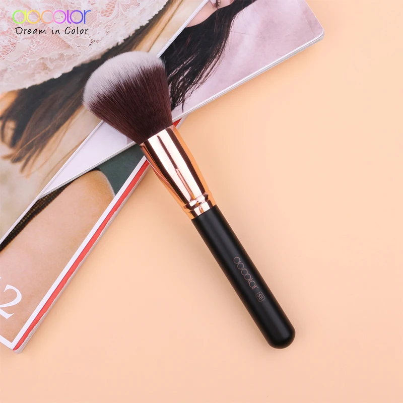 Docolor 1 шт. большие кисти для макияжа плоская контурная пудра румяна форма лица