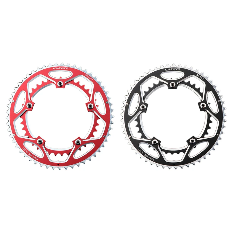 

Litepro коленчатая Звездочка складной велосипед BMX односкоростная коленчатая Звездочка 130BCD универсальная 39T-53T зуб