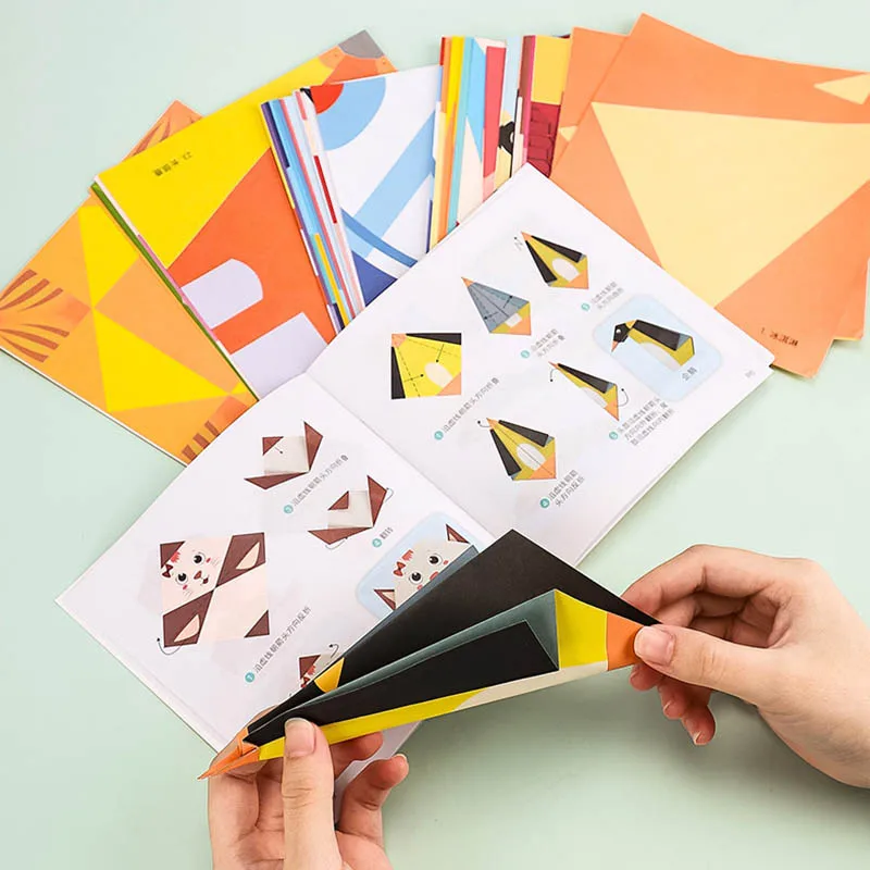 

Manual Origami Souptoys Funny Paper DIY Handmade Early Education Toy 14X14CM Multicolor 50 Sheet/Pack Parent-child Interaction