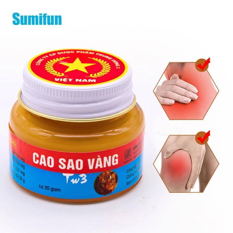 1 шт. 100% оригинальный вьетнамский крем для ревматизма Звездный красный тигровый