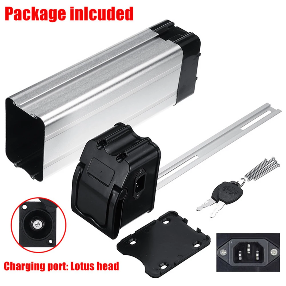 

1pcs Plastic lithium battery Box for Electric Bike 36V/48V Large Capacity 18650 Holder Case durable electric bicycle accessories