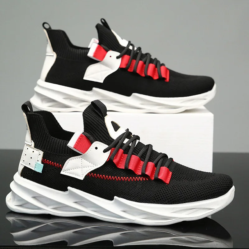 

New Arrival Brand Designer Sport Shoes Zapatillas Hombre Lightweight Breathable Sneakers Spring Fashion Tennis Running Shoes Men