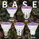 AC220V E27 растут светильник Фито лампы E14 Led Fitolampy GU10 лампы для растений B22 полный спектр рассады лампы MR16 Светодиодный УФ IR 4W 6W 8W
