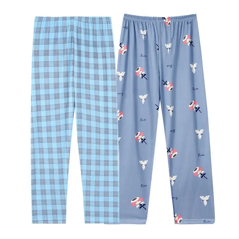 Pajama Pants for Women Spring Autumn Winter Trousers Loose Printed Casual Plus Size Home Pants Women's High Waist Pants Autumn