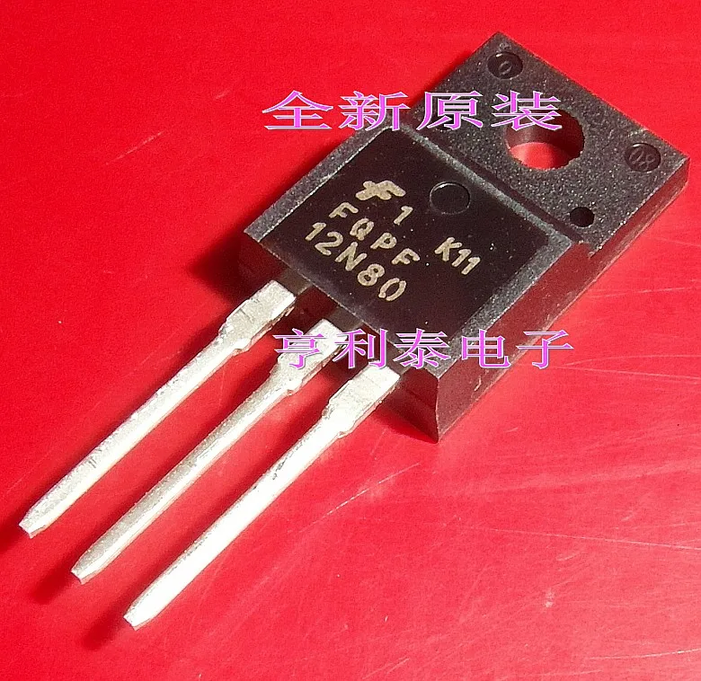 

10 шт./лот FQPF12N80 12N80