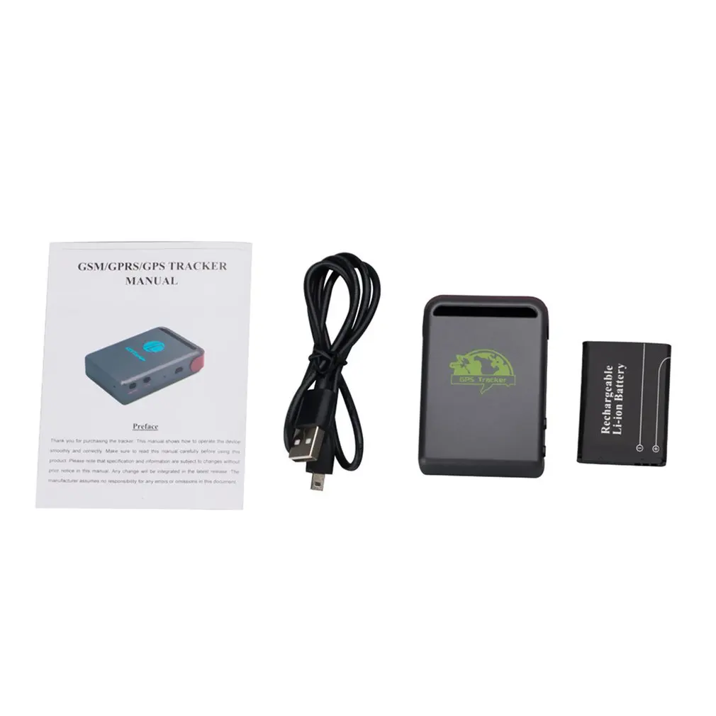 Мини-трекер TK102B с GSM GPRS GPS в режиме реального времени Автомобильное устройство