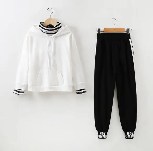 

2020 Girls Tracksuits Sets Autumn Kids Sports Suits Casual Hoodies & Pants Sets For Girl Clothing Children Sportswear