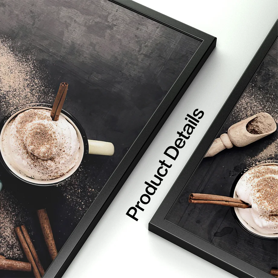 Картина на холсте кофе-машина пицца яйцо хлеб Ресторан скандинавские плакаты и