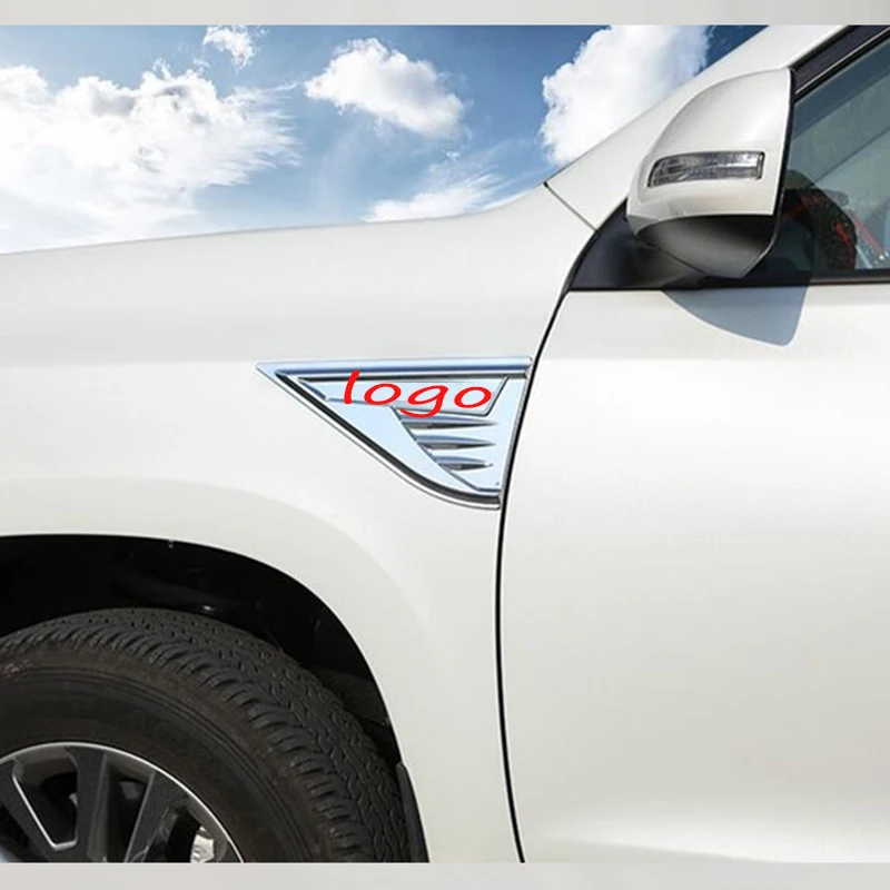 Боковые отверстия для Toyota Prado FJ150 FJ 150 2010-2017 АБС-пластик хром стикер кузова эмблема