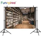 Фон для фотографий Funnytree с изображением деревянных обоев и баннеров, для студийной фотосъемки