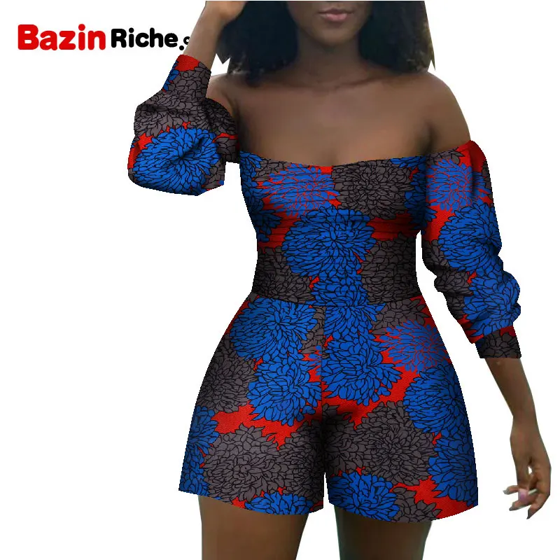 Женский короткий брючный костюм на одно плечо с длинным рукавом | Тематическая