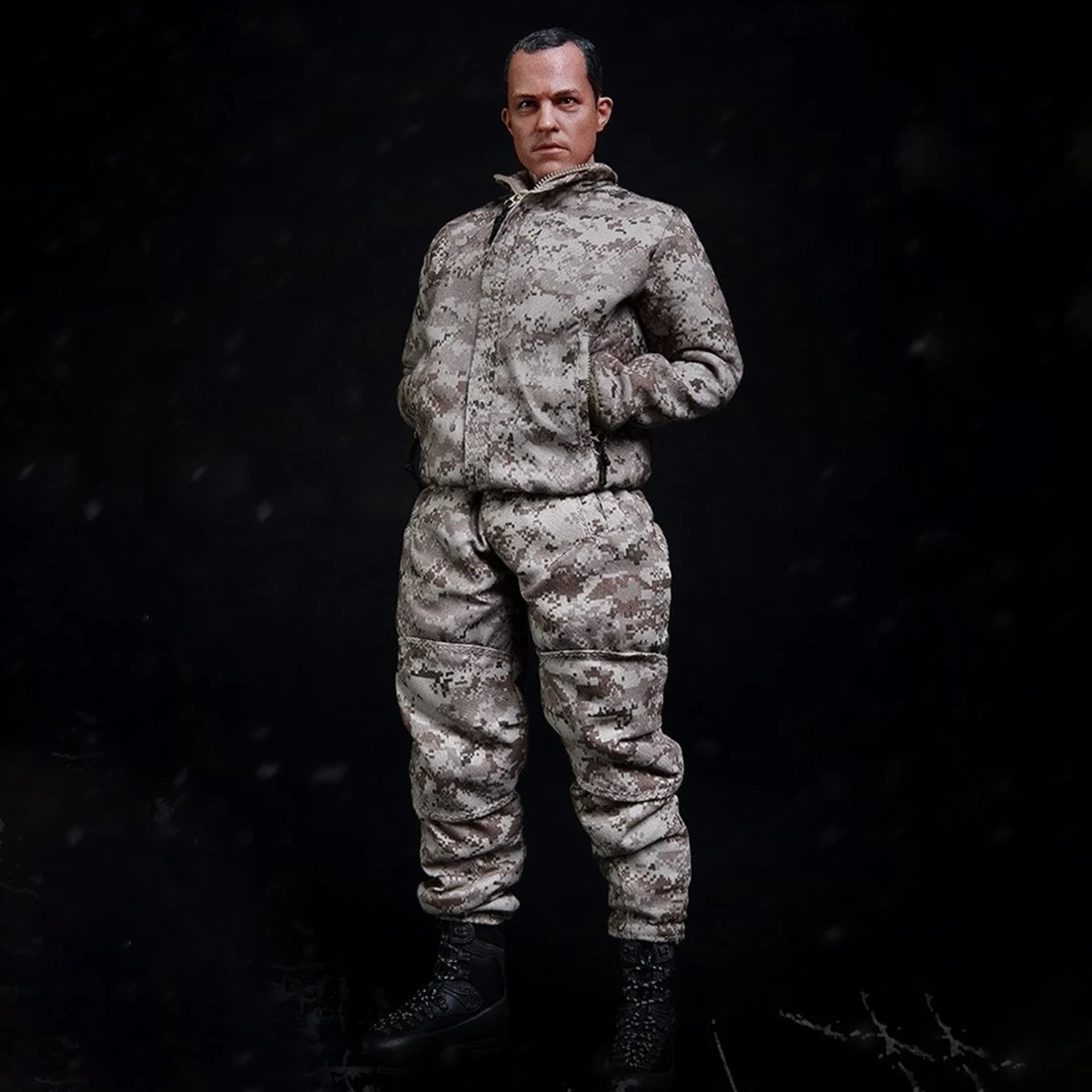 1/6 30 см солдатская модель костюм реалистичный хедлеппт Сделай Сам ручной работы солдат морские котики зимние боевые тренировочные фигурки и игрушки