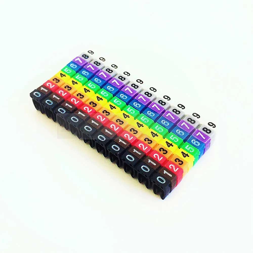 Нейлоновые маркеры PA66 для кабелей разноцветные 1 5 2 0 10-15 шт. | Обустройство дома