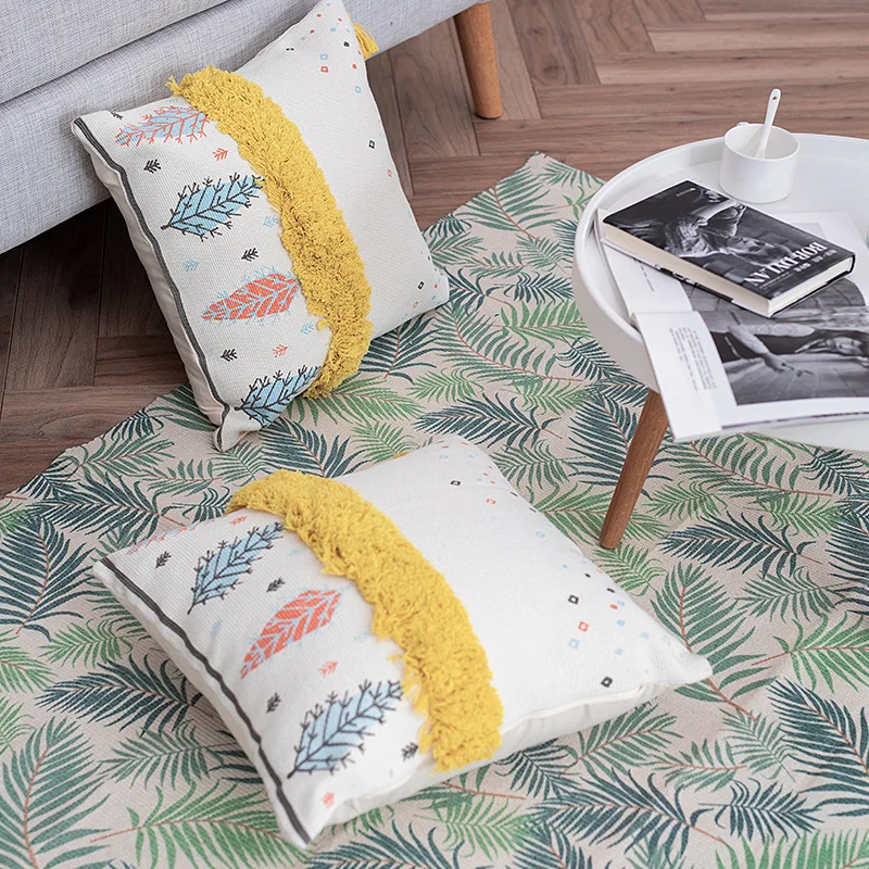 

Bubble Kiss Cotton Nordic Cushion Cover Pillow Case 45x45cm Fashion Hot Decor Sofa Cushion Case For Bed Home Car Pillow Cover