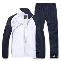 spring autumn tracksuit men jacket pants two piece sets casual track suit running sportswear sweatsuit sporting clothing m5x