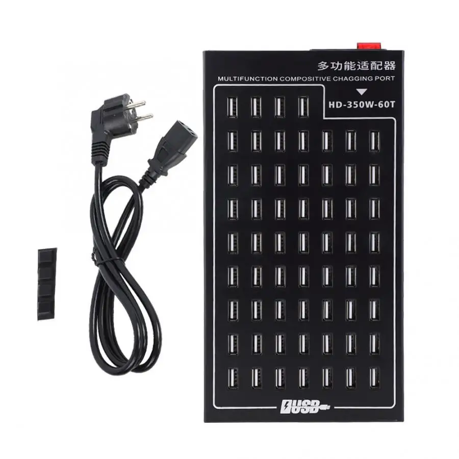 Станция паяльная t12 с 60 USB портами 220 В 2 А|Адаптеры AC/DC| |