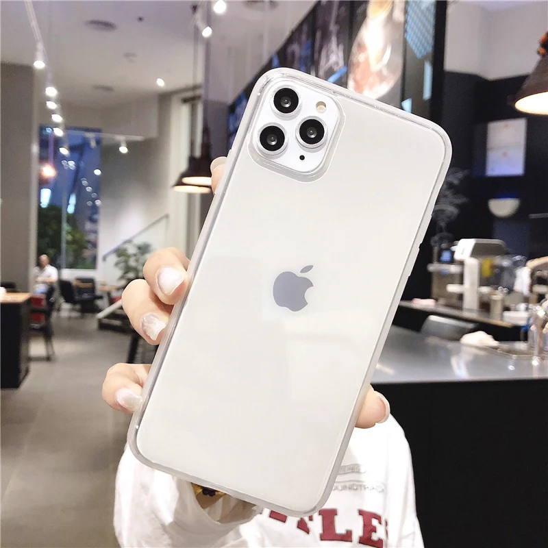 Чехол для телефона N1986N прозрачный карамельного цвета iPhone 11 Pro X XS Max 6 6S 7 8 Plus