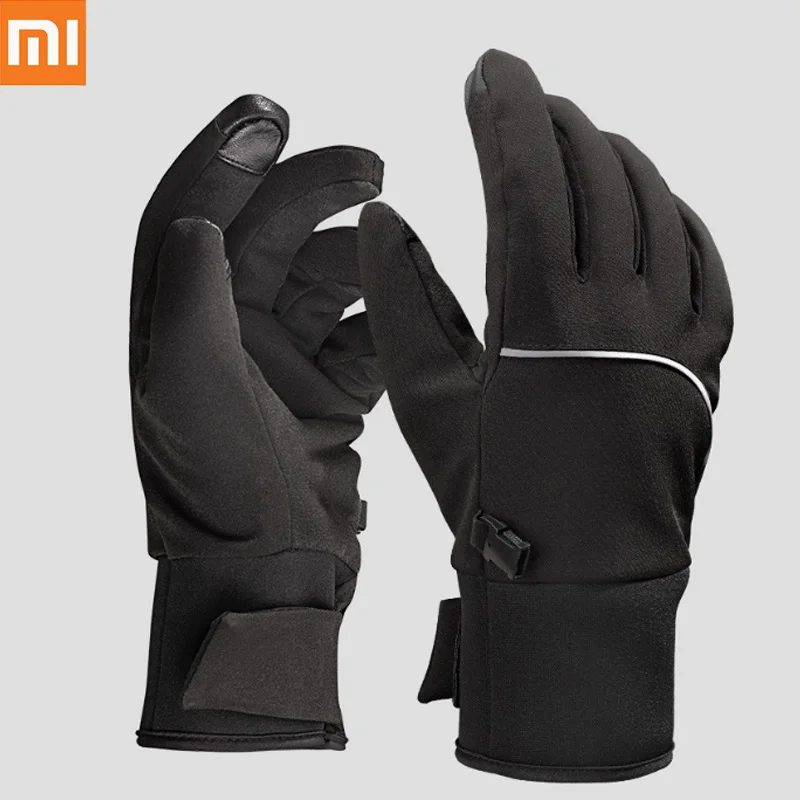 Xiaomi Mijia QM теплые мягкие перчатки для сенсорного экрана плюс бархатные уличные
