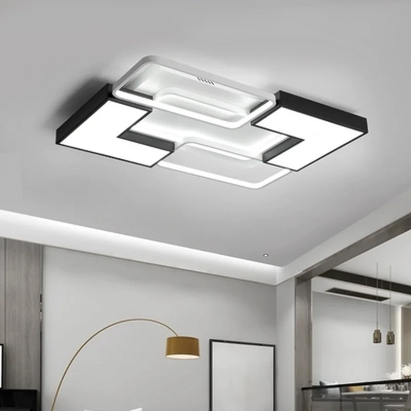 Rectangle Ceiling Light LED Lamp for living room Bedroom lampe plafond avize lustre Modern home | Лампы и освещение