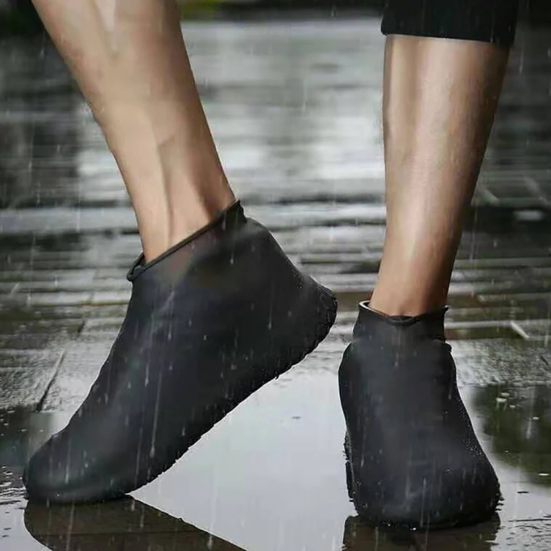 Чехол для обуви от дождя Модный чехол резиновый противоскользящий