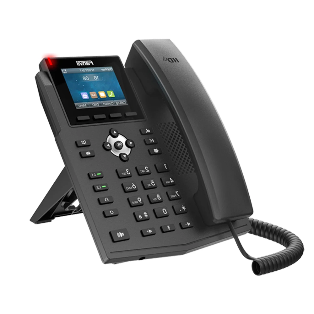 IP телефон Fanvil X3SG 2 8 дюйма HD аудио поддержка EHS беспроводная гарнитура SIP для дома