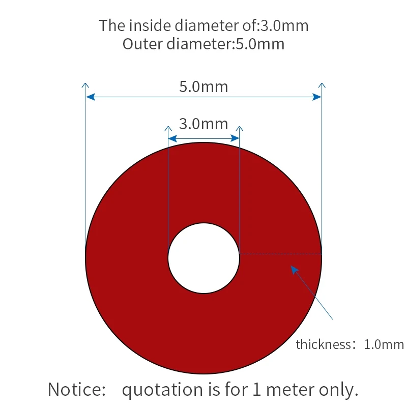Kamoer PVC Tube Soft Pipe Hose For Peristaltic Pump - Цвет: Red